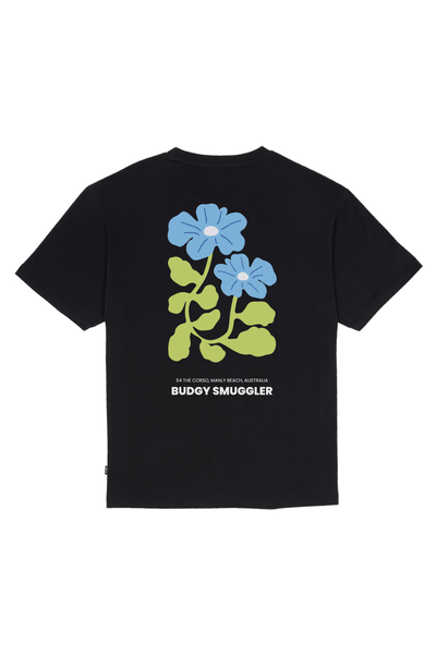 Teeshirt Léger Noir Flowers