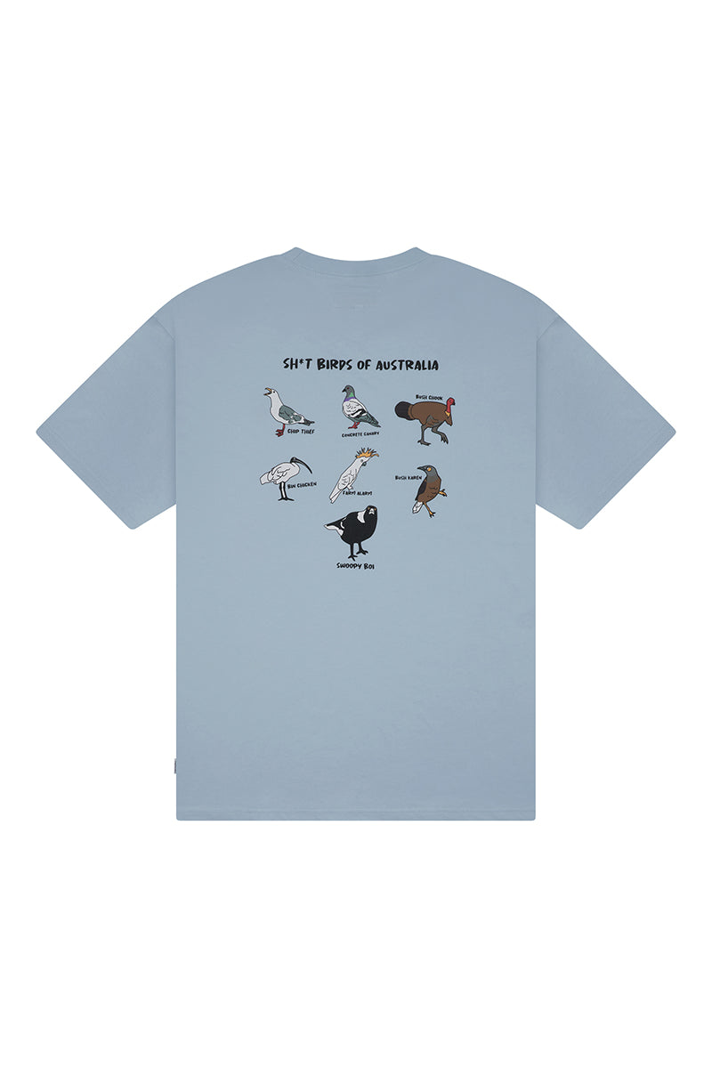 Teeshirt Léger Bleu Birds Of Australia