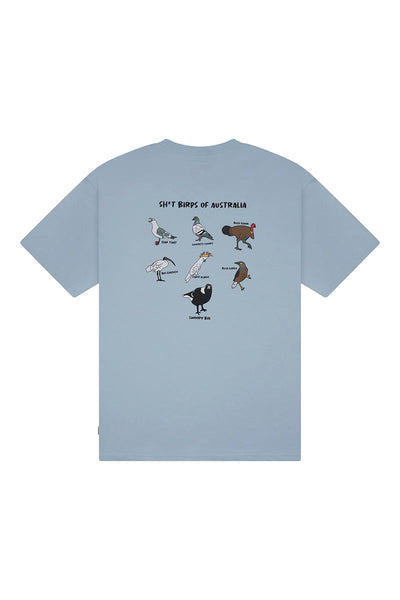 Teeshirt Léger Bleu Birds Of Australia