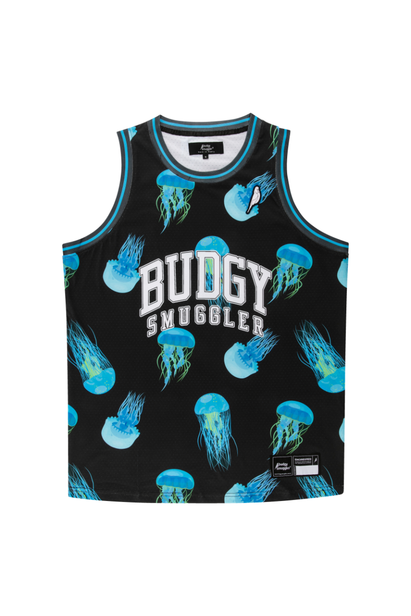 Basketballtrikot mit Quietscheenten Muster