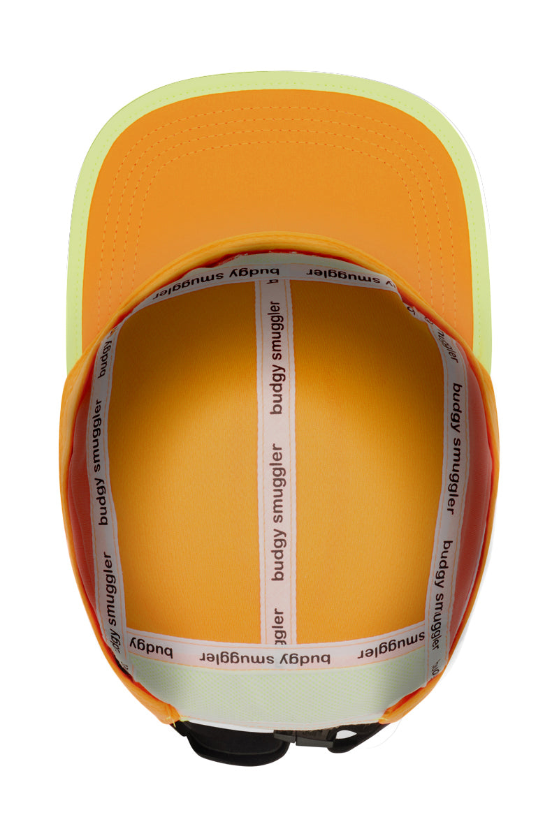 Running Cap en Orange et Jaune