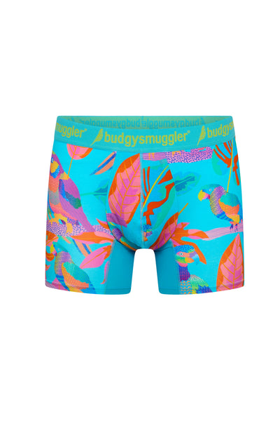 Boxer pour Hommes en Electro Perroquets