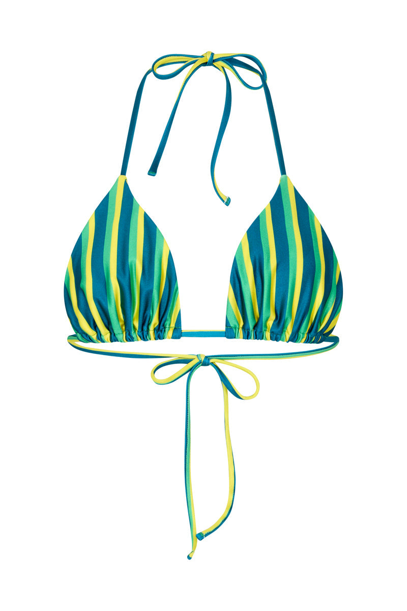 Haut Triangle Tallow en Riviera Vert et Or