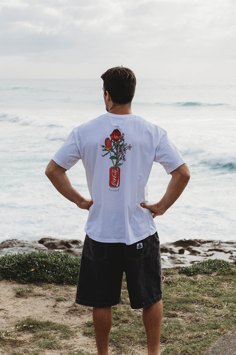 Teeshirt Léger Blanc Coke Rose