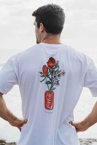 Teeshirt Léger Blanc Coke Rose