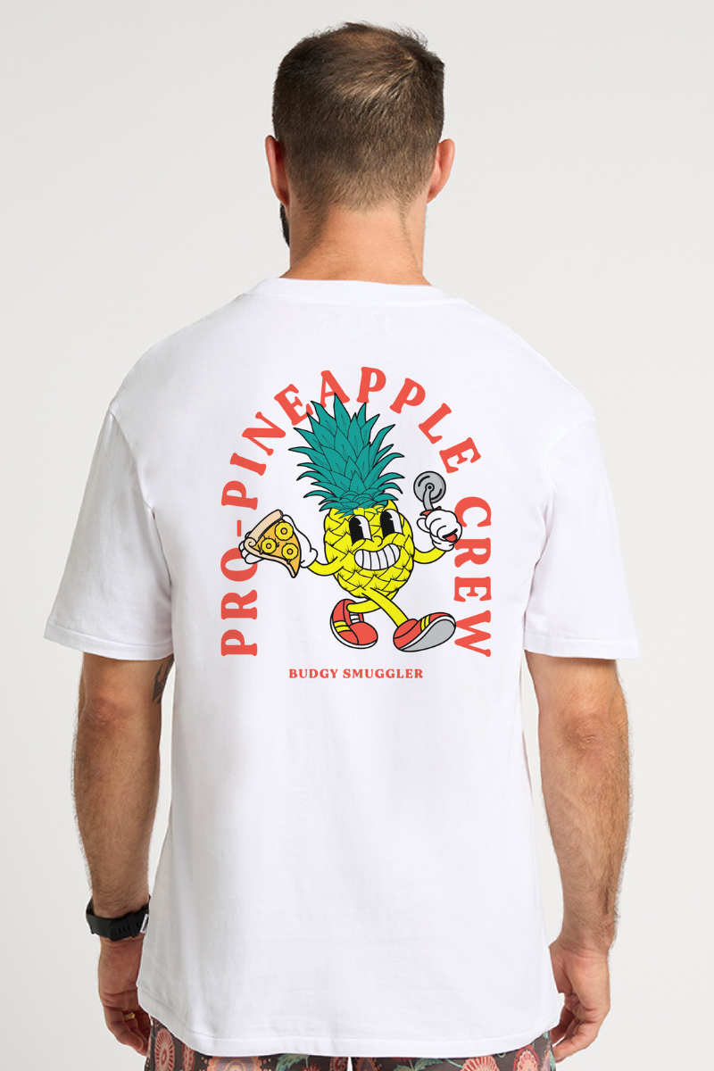 Teeshirt Blanc Ananas Crew