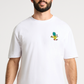 Teeshirt Blanc Ananas Crew