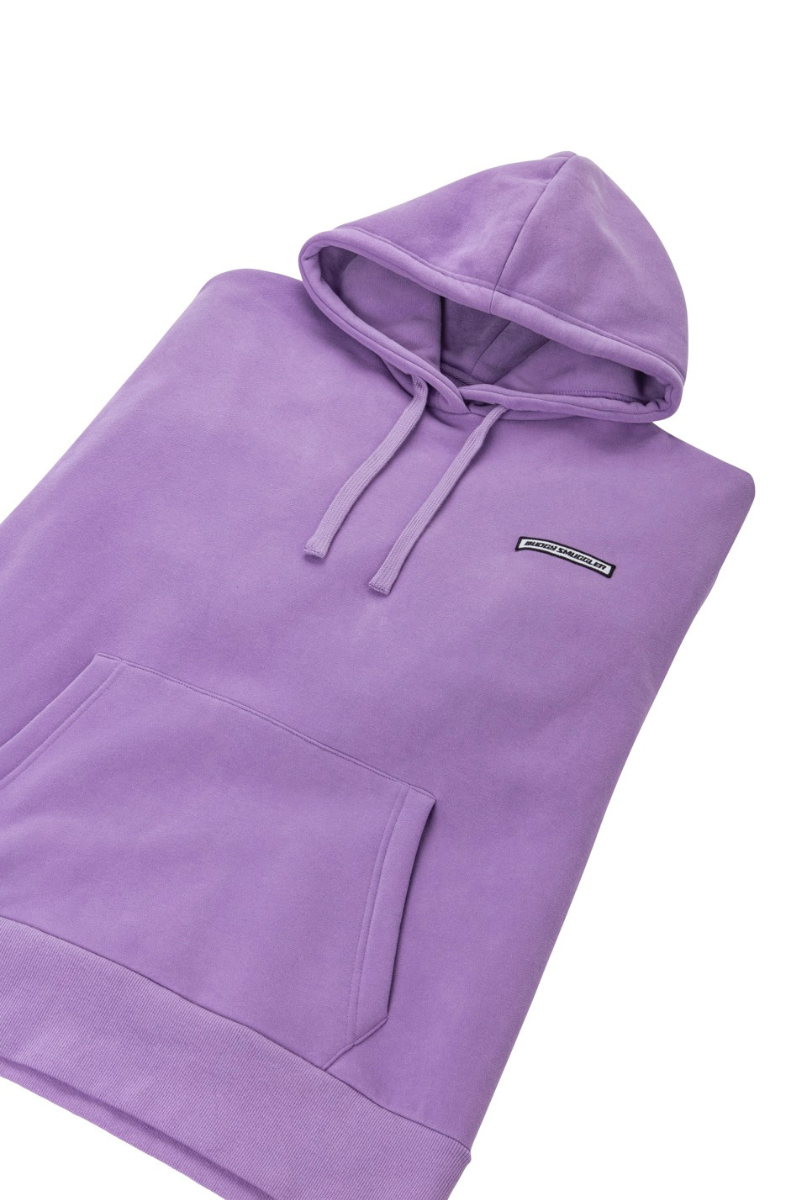 BIENTÔT | Sweat à Capuche Lilas Budgy Logo