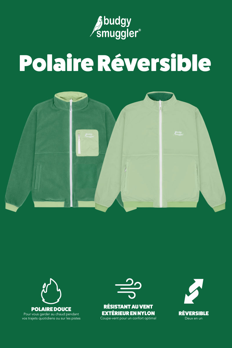 Polaire Réversible en Vert