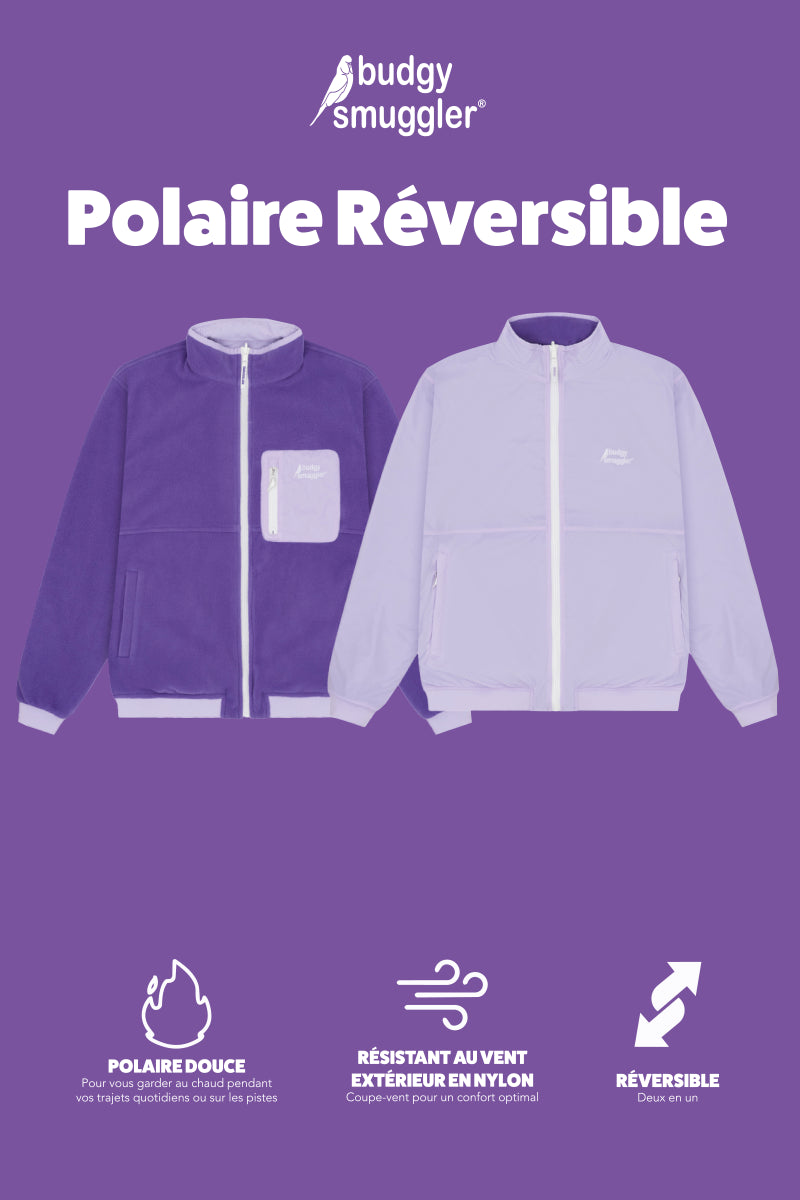 Polaire Réversible en Violet