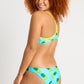 Bikini Hose "Shelly" mit blauem Ananas Muster