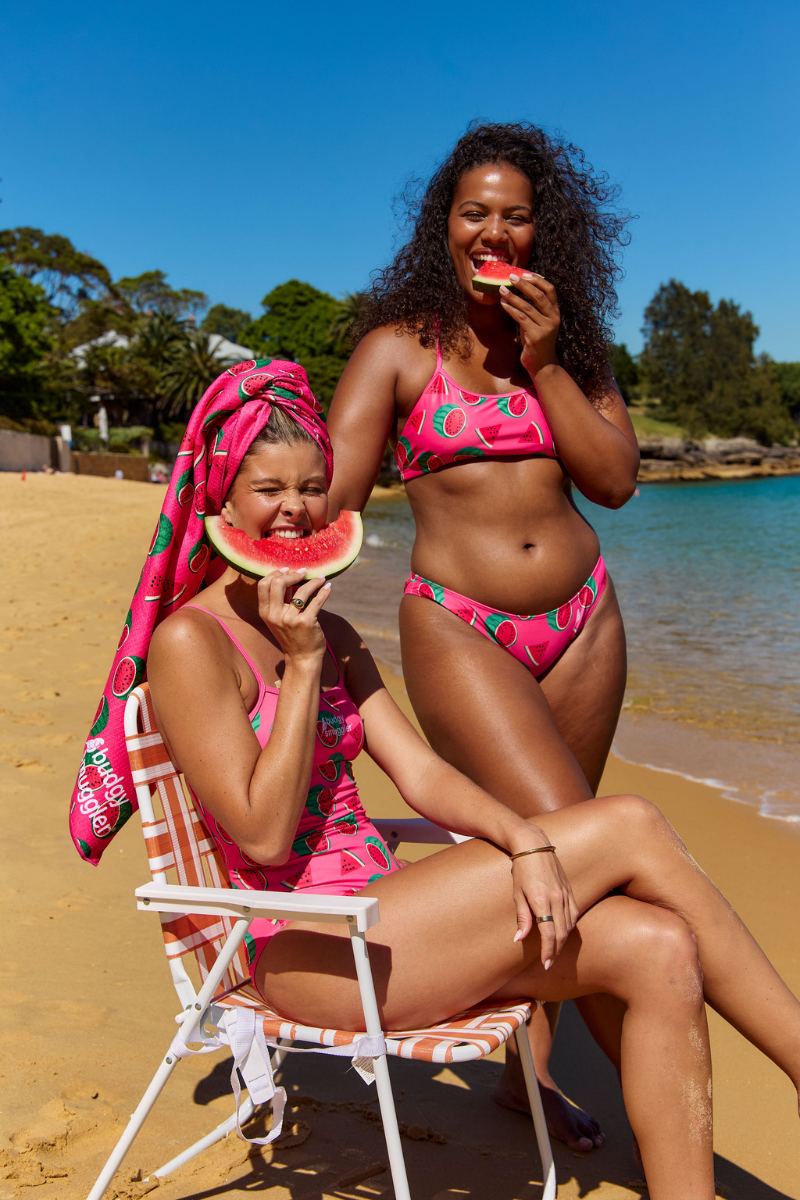 Shelly Stockings in Watermelons