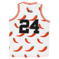 Maillot de Basket en Zizanie des Piments Blanc