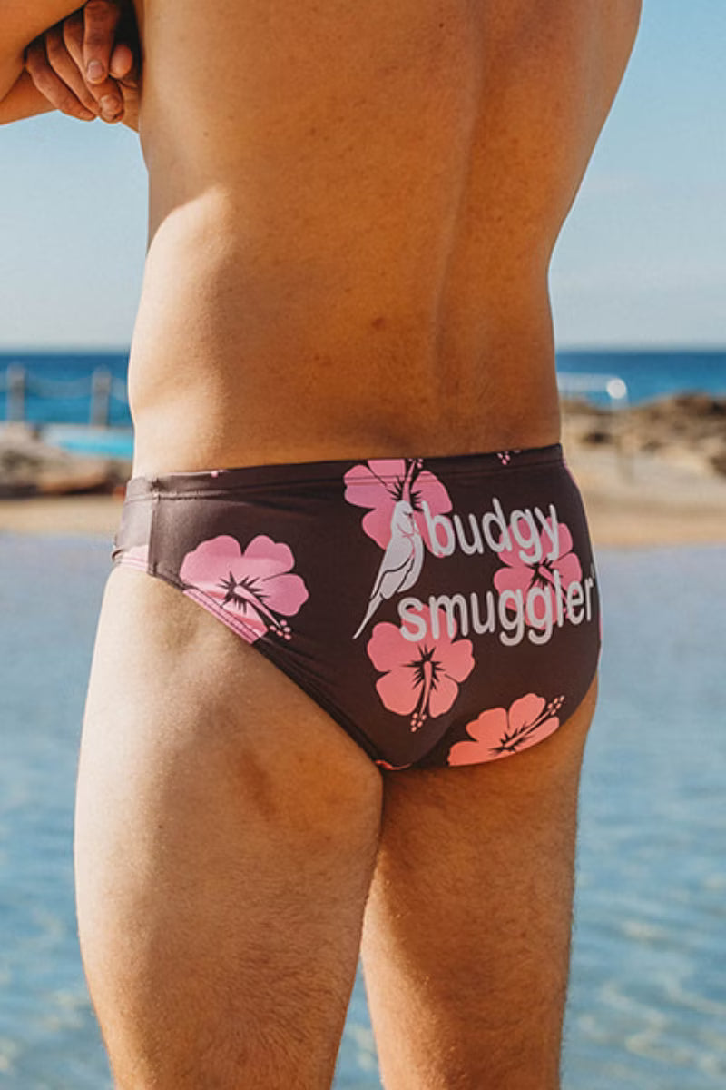 Hibiscus en Rose et Marron