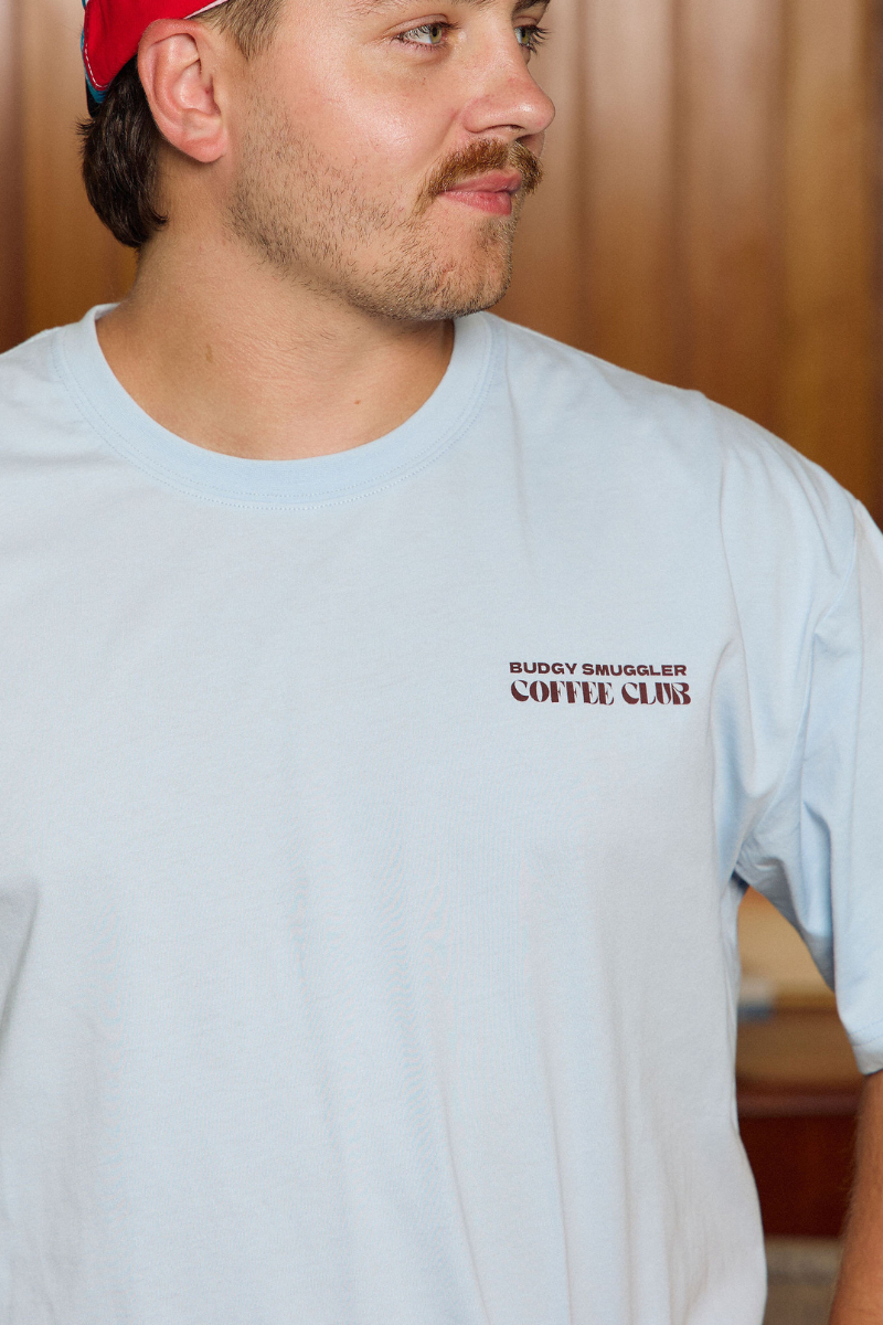 Teeshirt Léger Bleu Coffee Club