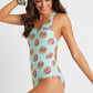 Thick Strap One Piece in Passion Fruit 