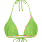 Triangle Bikini Top "Tallow" mit Sommerblumen Muster