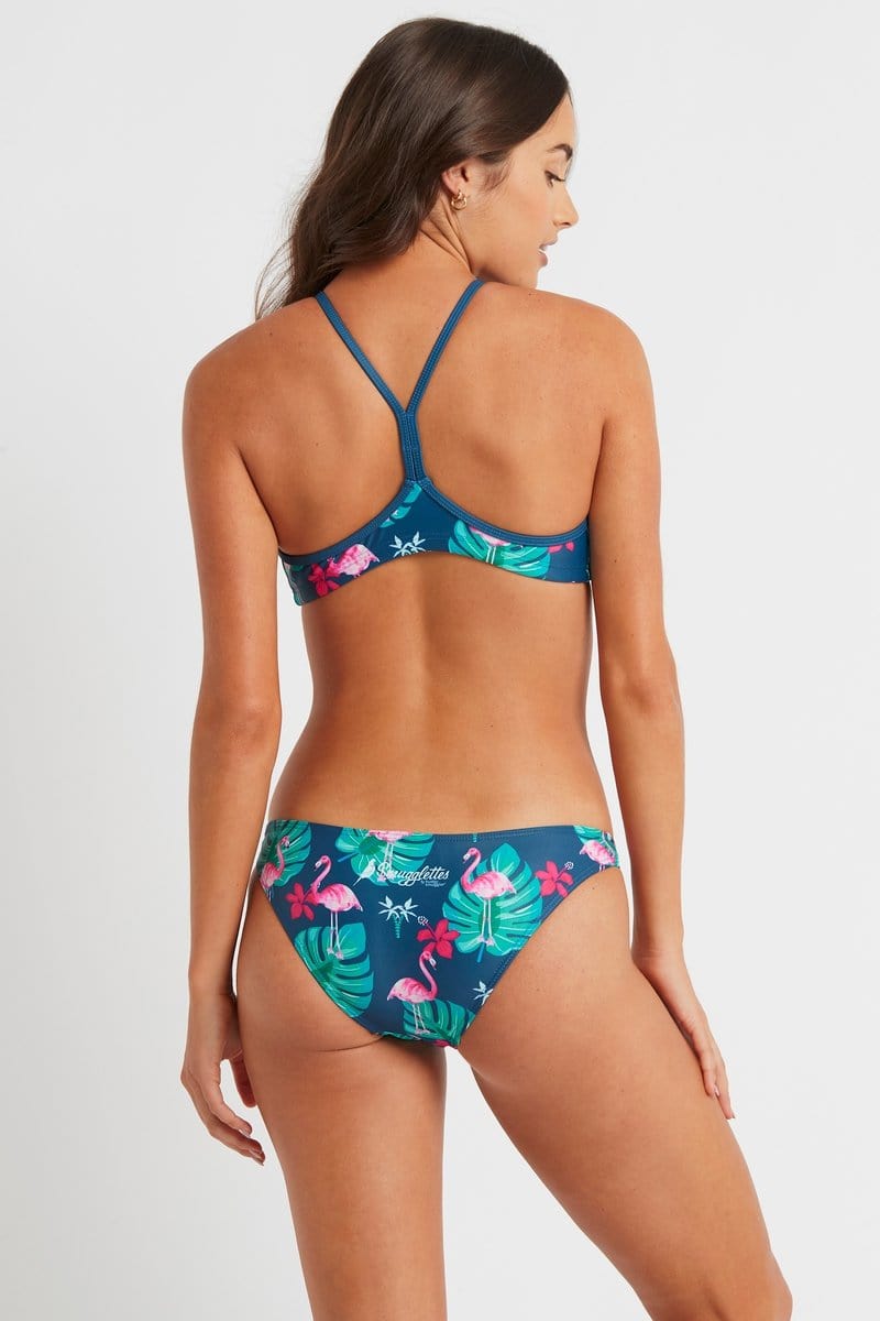 Bikini Top "Freshwater" mit Flamingo Muster