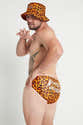 String Homme Léopard - Taille Basse, Dos En Y, Microfibre Douce, Poche Ergonomique - Look Sexy Et Confortable - 2