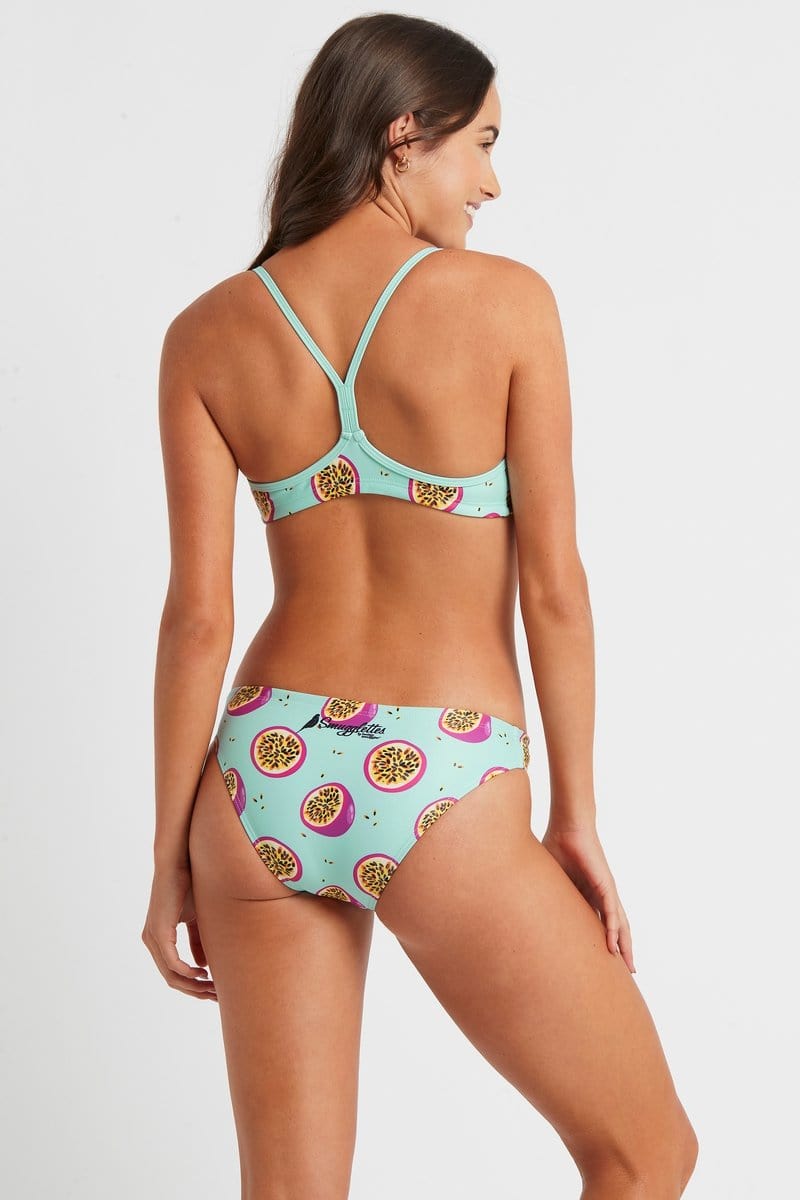 Bikini Top "Freshwater" mit Passionsfrucht Muster