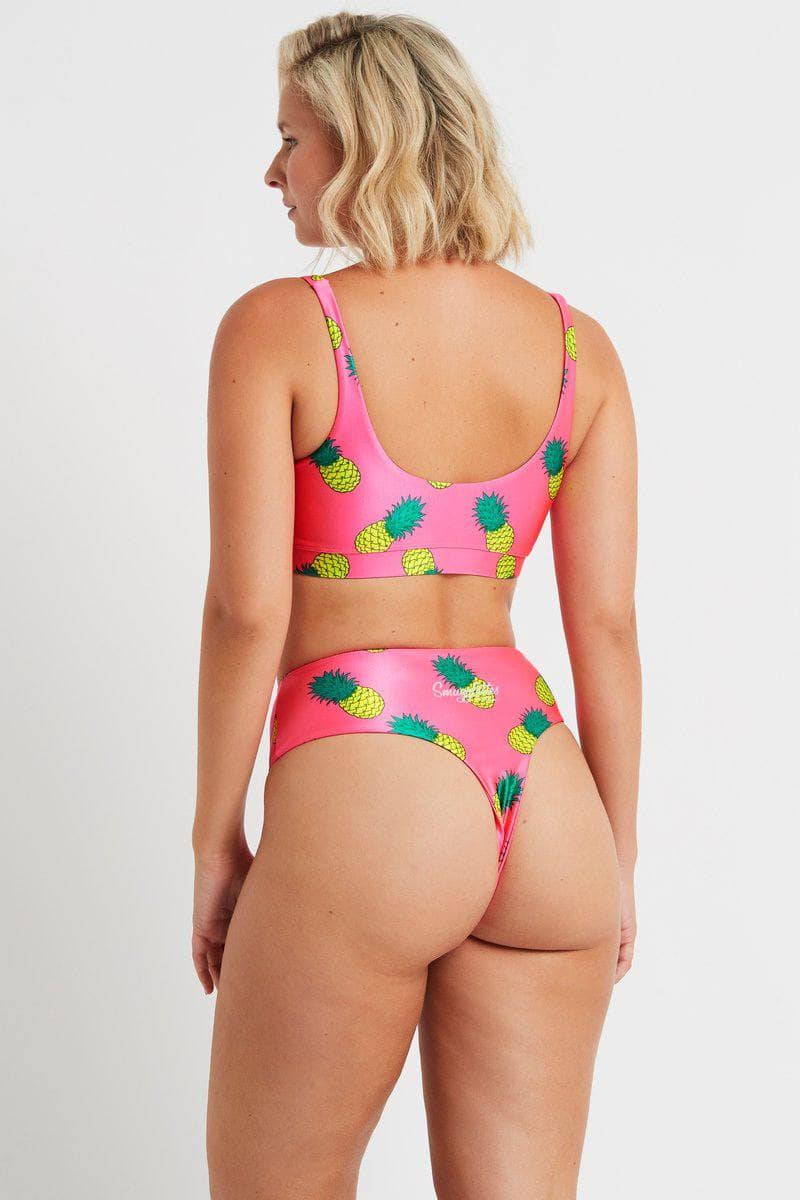 Bikini Top "Palm Beach" mit Ananas Muster