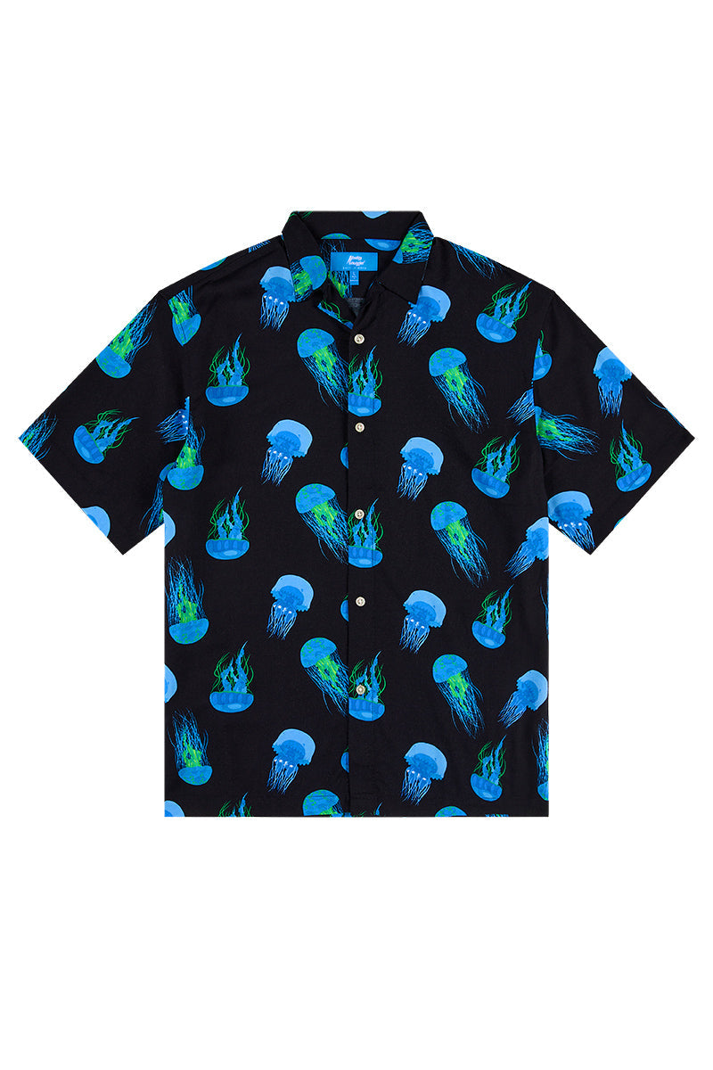 Hawaii Hemd mit Quallen Muster
