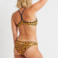Bikini Top "Freshwater" mit Leopard Muster