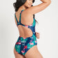 Thick Strap One Piece in Flamingo 