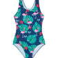 Girl's One Piece in Flamingoes 