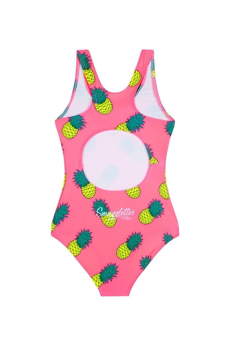Badeanzug für Mädchen mit Ananas Muster