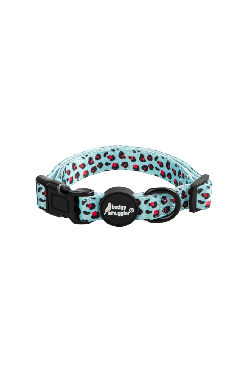 Blue Leopard Pet Collar